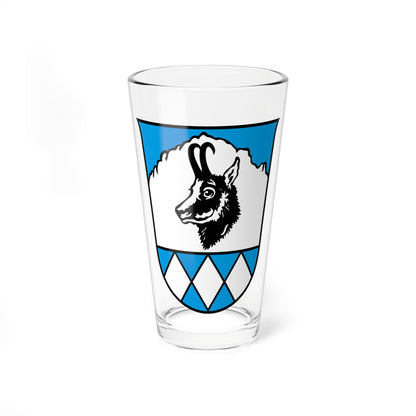 DEU Bayrischzell COA (Germany) (Coat of Arms) Pint Glass 16oz