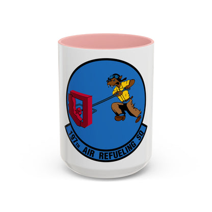 197 Air Refueling Squadron (U.S. Air Force) Accent Coffee Mug
