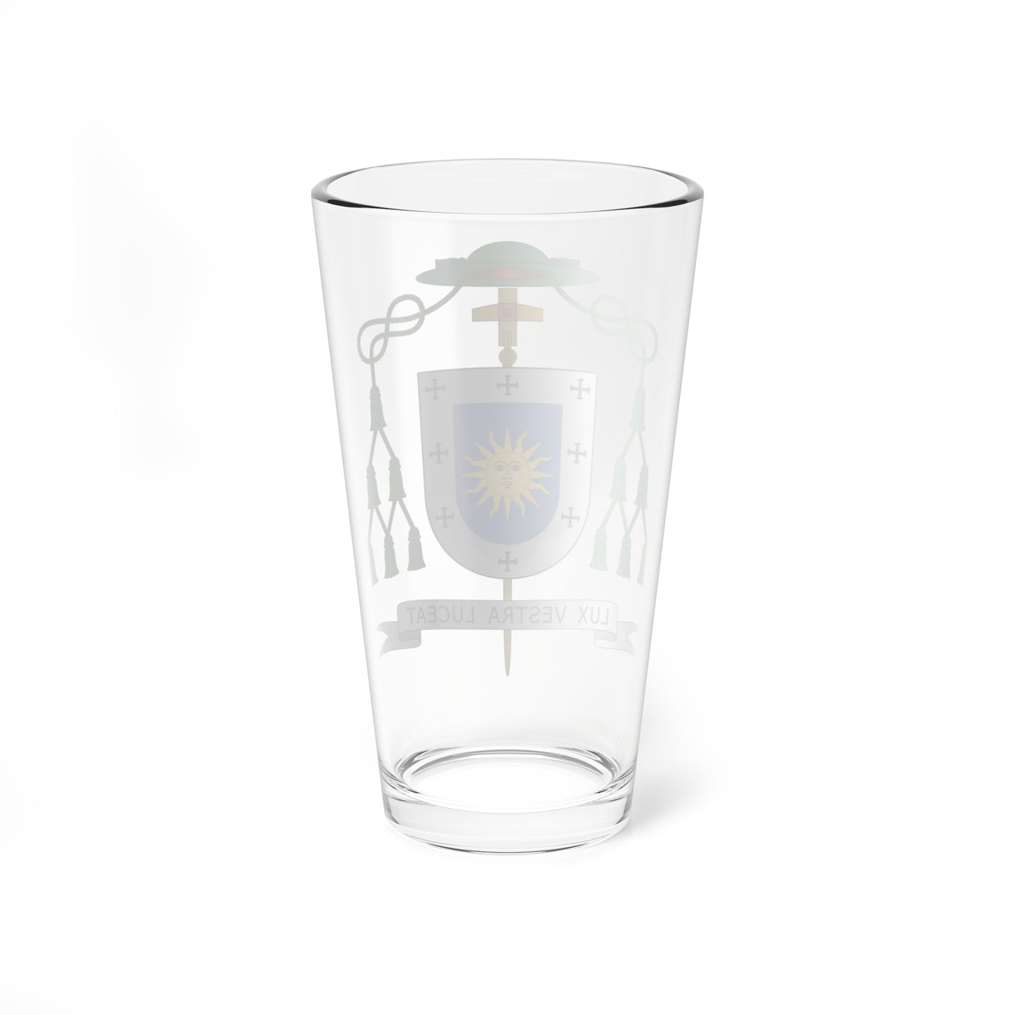 Escudo de Francisco de Assis Dantas de Lucena (Spain) (Coat of Arms) Pint Glass 16oz