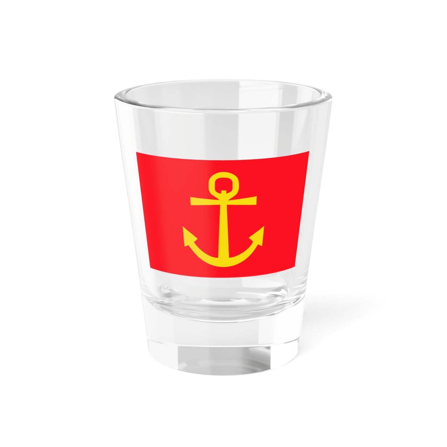 Former flag of Narvik Nordland Norway - Shot Glass 1.5oz