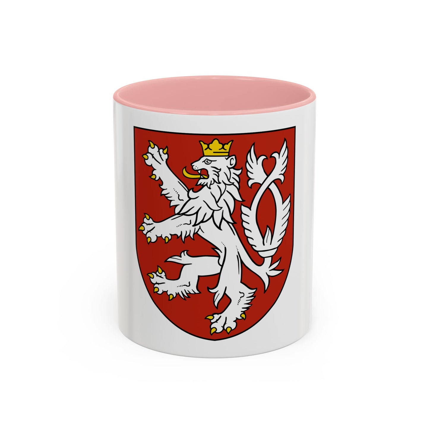 Small coat of arms of the Czech Republic - Accent Coffee Mug