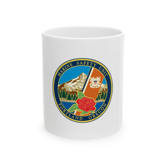 USCG MSU Portland (U.S. Coast Guard) White Coffee Mug