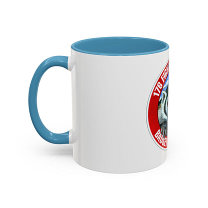 176th Fighter Squadron (U.S. Air Force) Accent Coffee Mug