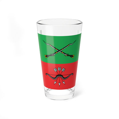 Flag of Zaporozhye Oblast Russia (Russia) Pint Glass 16oz