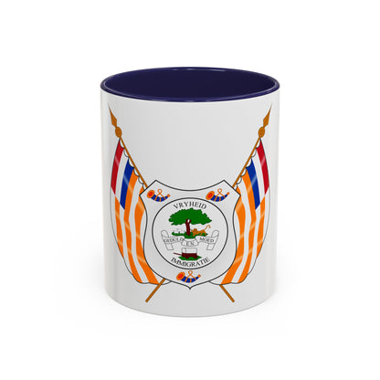 Coat of arms of the Orange Free State - Accent Coffee Mug