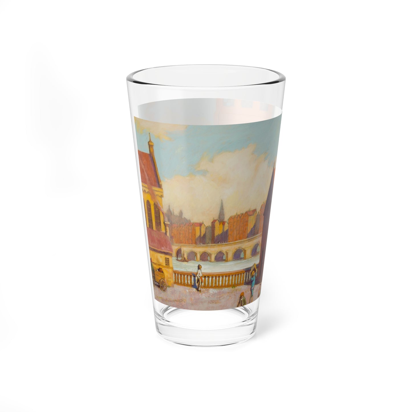 Squanto and the Miracle of Thanksgiving, interior illustrations (12), 2012 (Magazine Illustration) Pint Glass 16oz