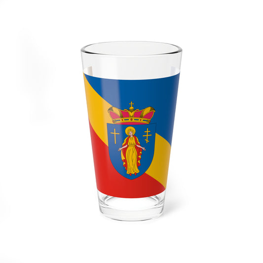 Flag of Hercegszanto (Hungary) Pint Glass 16oz