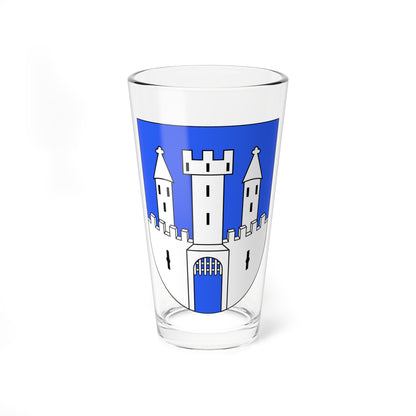 Walenstadt-coat of arms (Switzerland) (Coat of Arms) Pint Glass 16oz