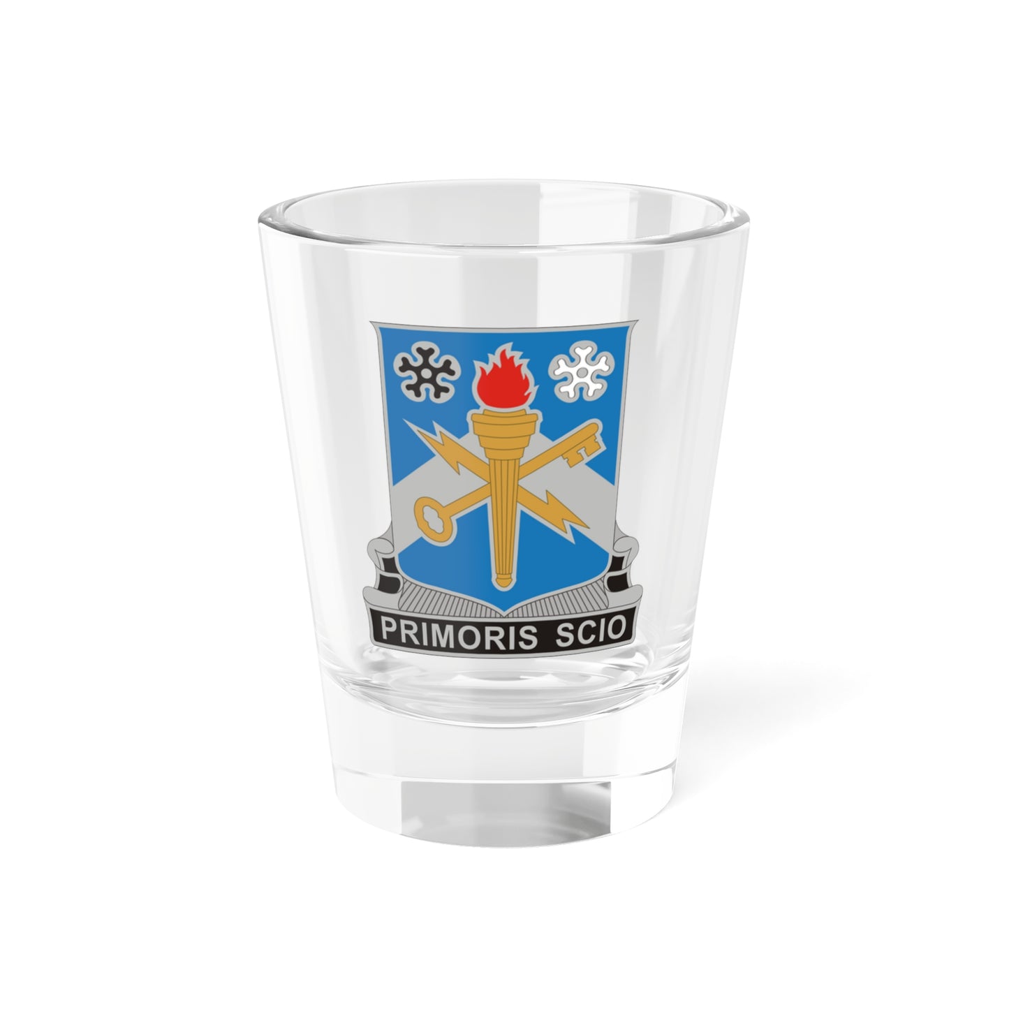 Verre à liqueur du bataillon de renseignement militaire 741 (armée américaine) 1,5 oz