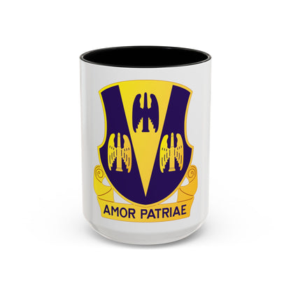 63 Antiaircraft Artillery Battalion (U.S. Army) Accent Coffee Mug