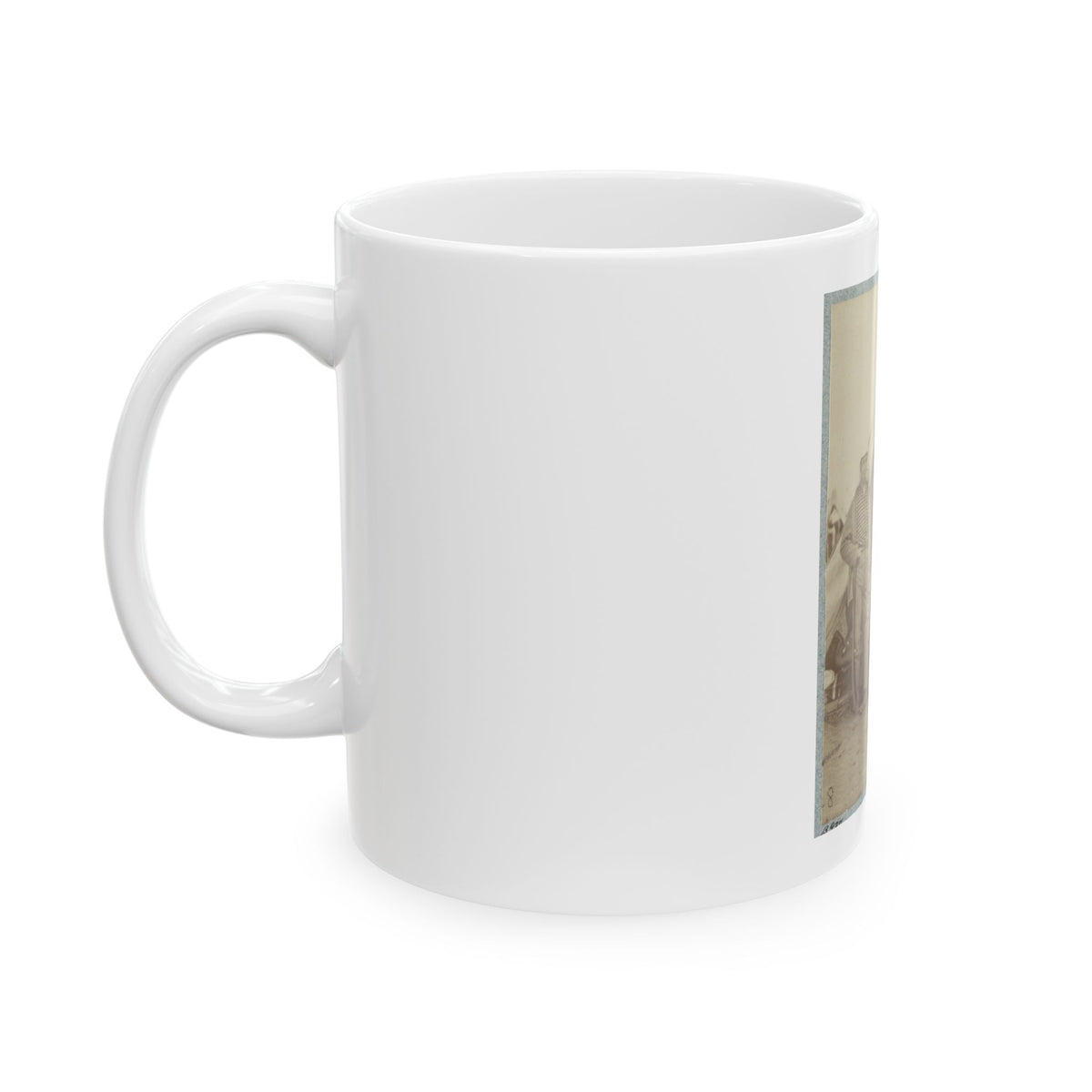 7th New York State Militia, Camp Cameron, D.C., 1861 021 (U.S. Civil War) White Coffee Mug