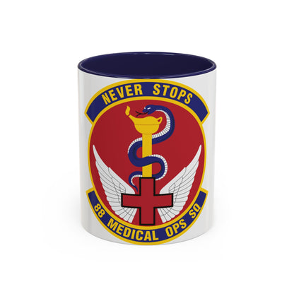 88th Medical Operations Squadron (U.S. Air Force) Accent Coffee Mug