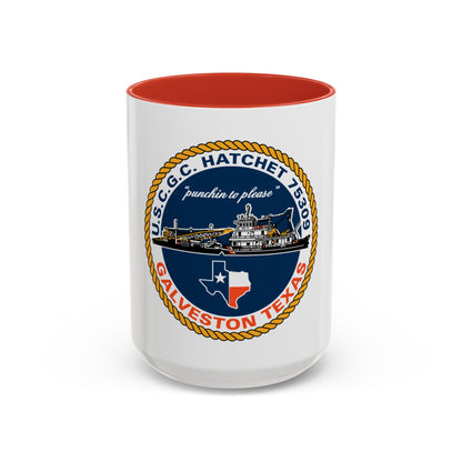 USCGC Hatchet 75309 Galveston TX (U.S. Coast Guard) Accent Coffee Mug