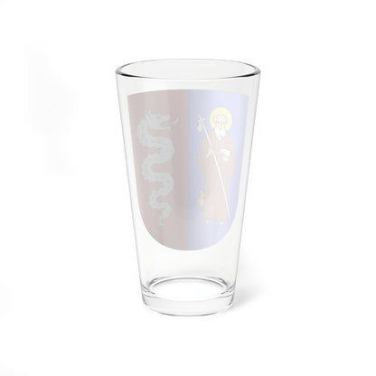SantAntonio-coat of arms (Switzerland) (Coat of Arms) Pint Glass 16oz