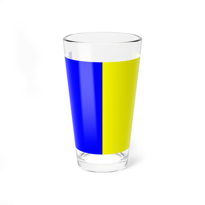 Flag of Annemasse (France) Pint Glass 16oz
