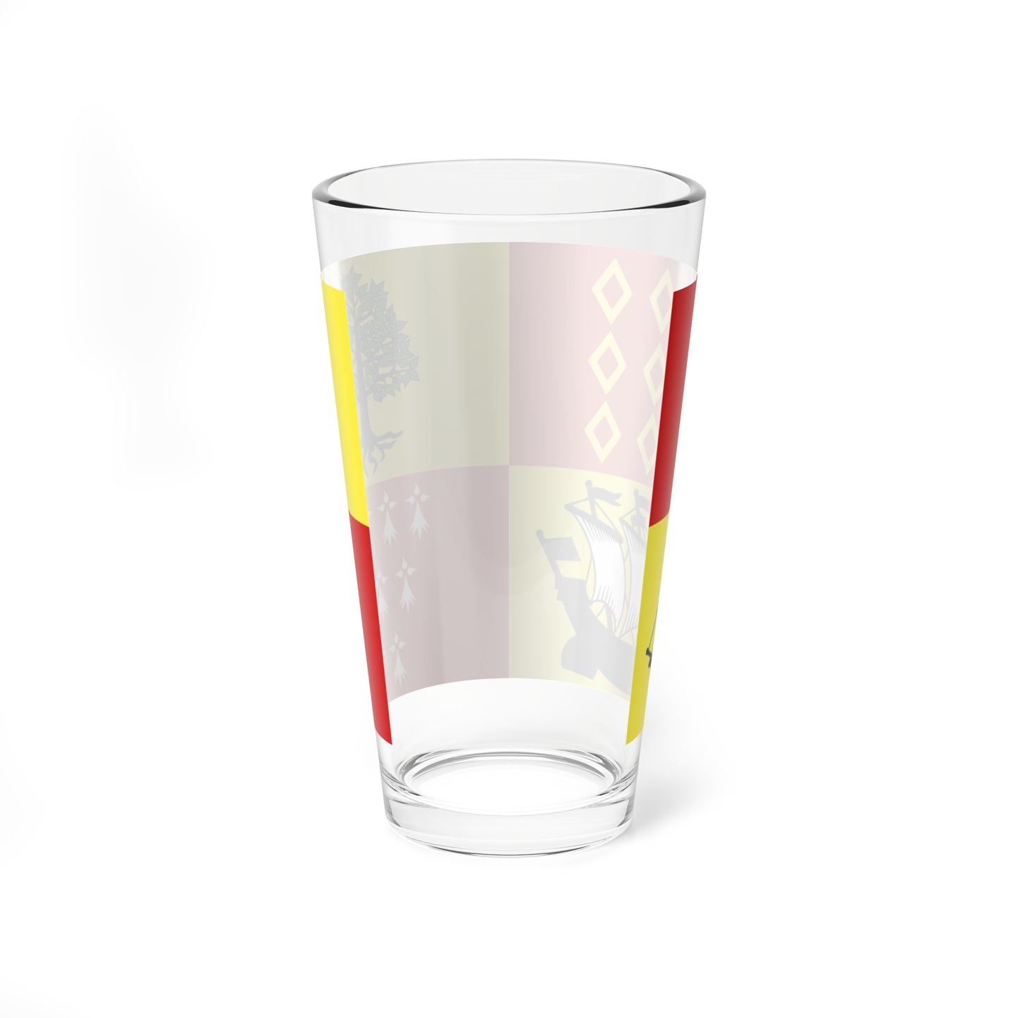 Flag of La Forest-Landerneau (France) Pint Glass 16oz