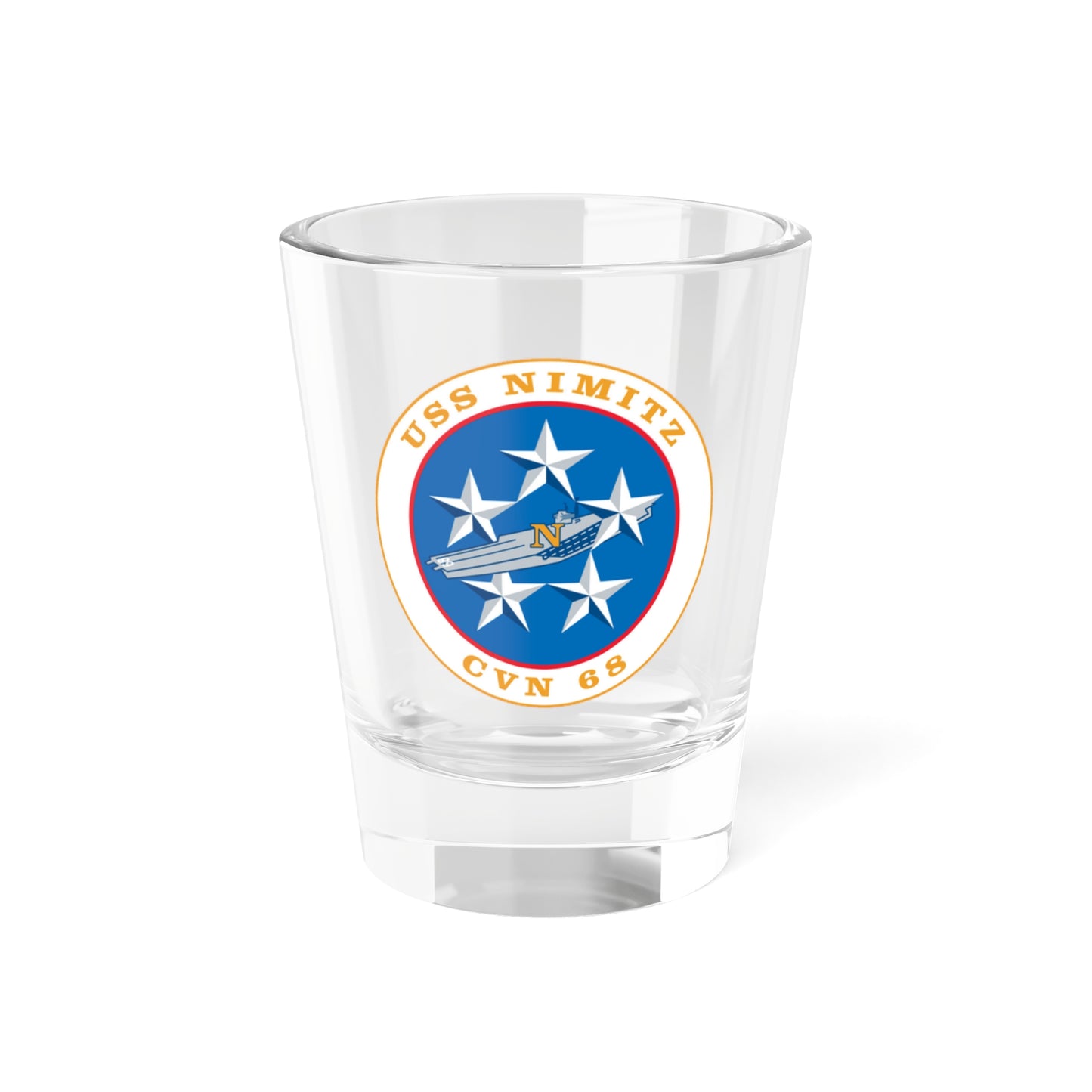 USS Nimitz CVN 68 (U.S. Navy) Shot Glass 1.5oz