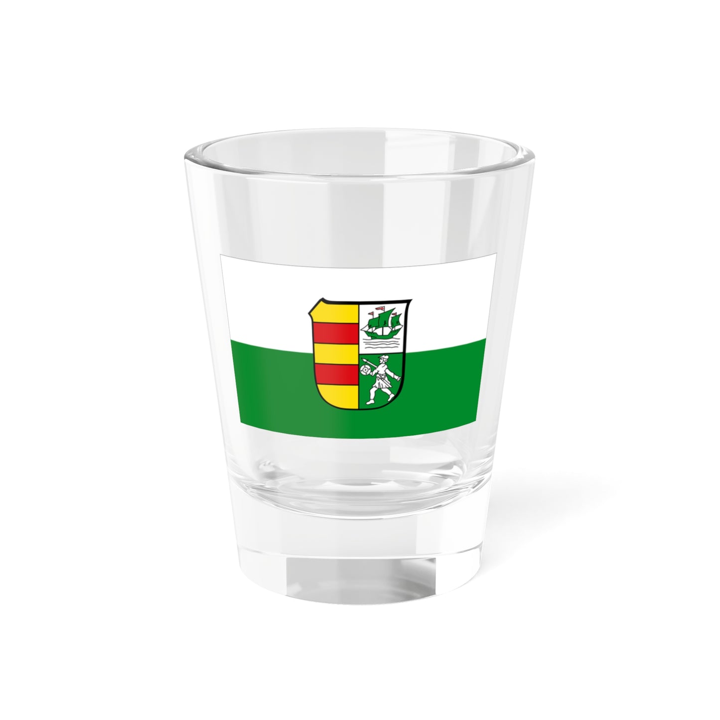 Flag of Wesermarsch Germany - Shot Glass 1.5oz