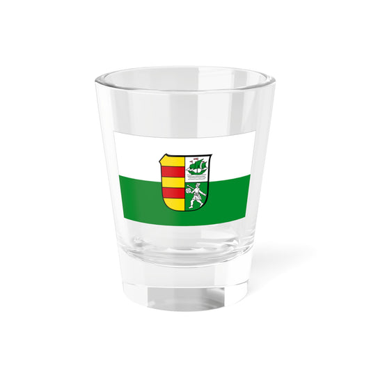 Flag of Wesermarsch Germany - Shot Glass 1.5oz