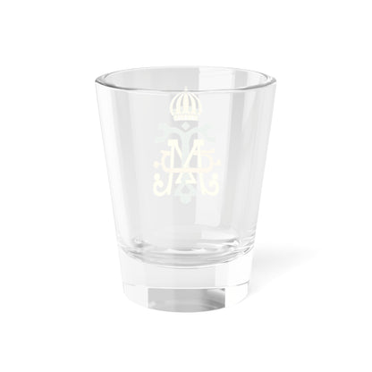 Imperial Monogram of Empress Teresa Cristina of Brazil (Brazil) (Coat of Arms) Shot Glass 1.5oz
