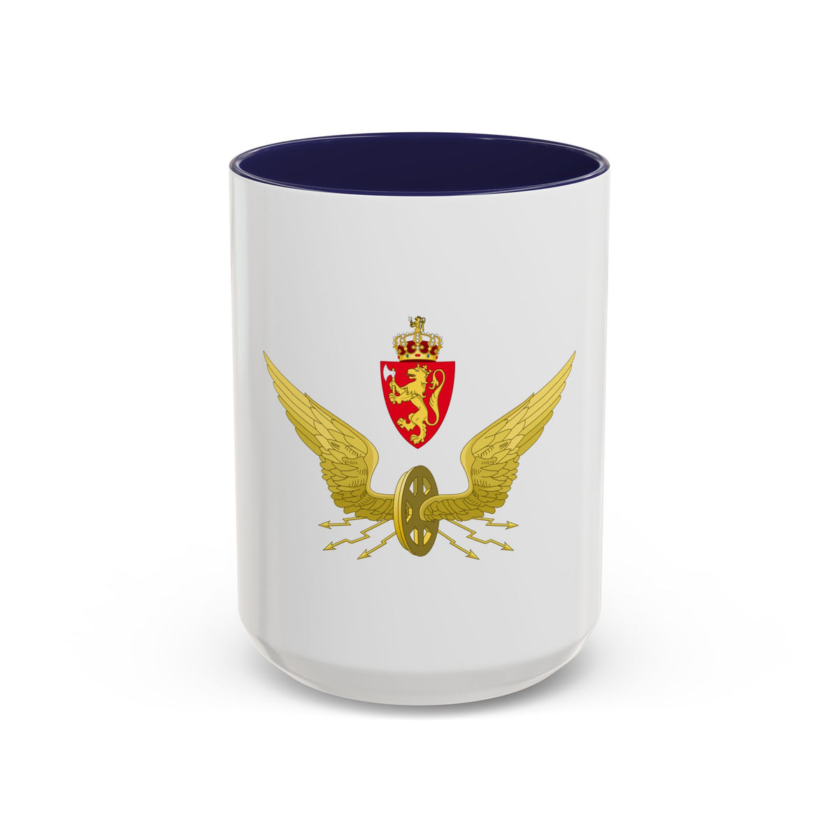 Emblem of the Norwegian State Railways - Accent Coffee Mug