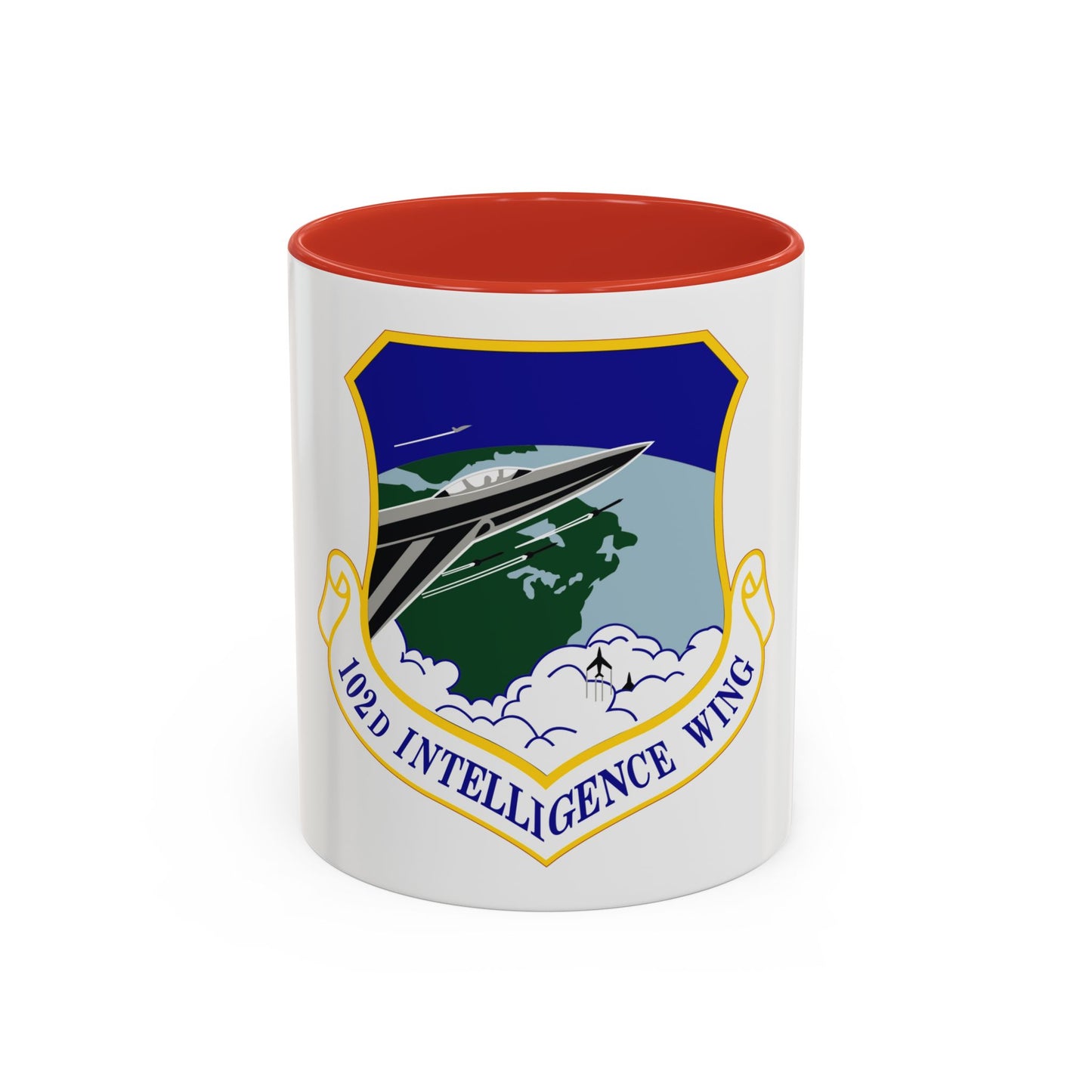 102d Intelligence Wing (U.S. Air Force) Accent Coffee Mug