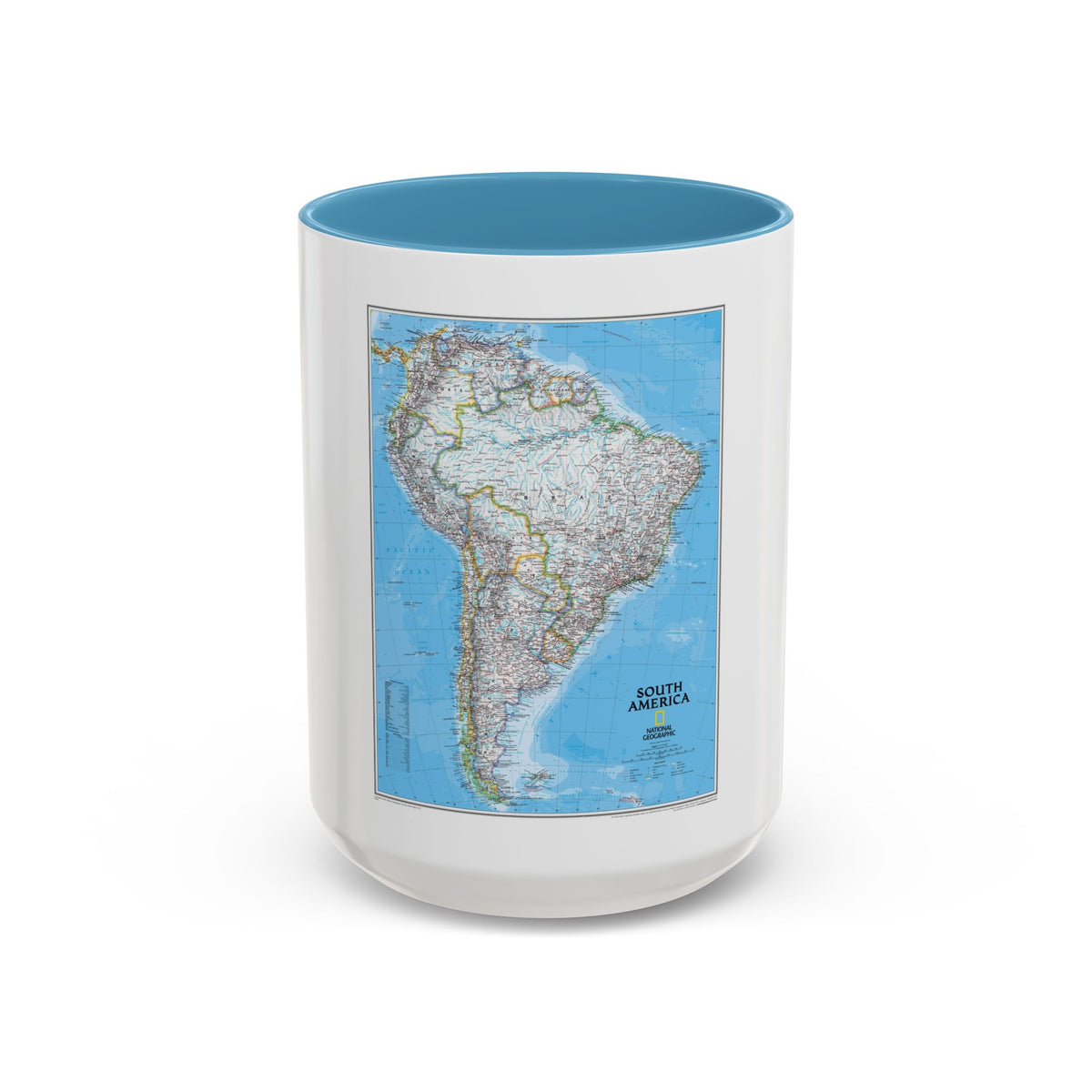 South America (2007) (Map) Accent Coffee Mug