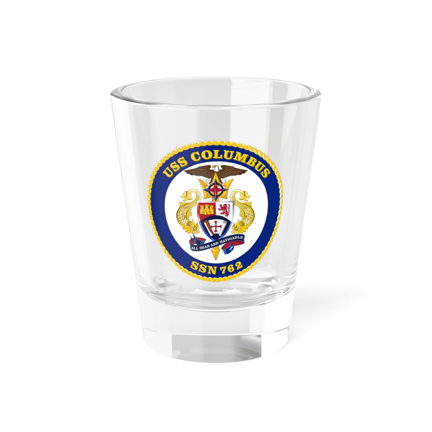 Verre à liqueur USS Columbus SSN 762 (US Navy) 1,5 oz