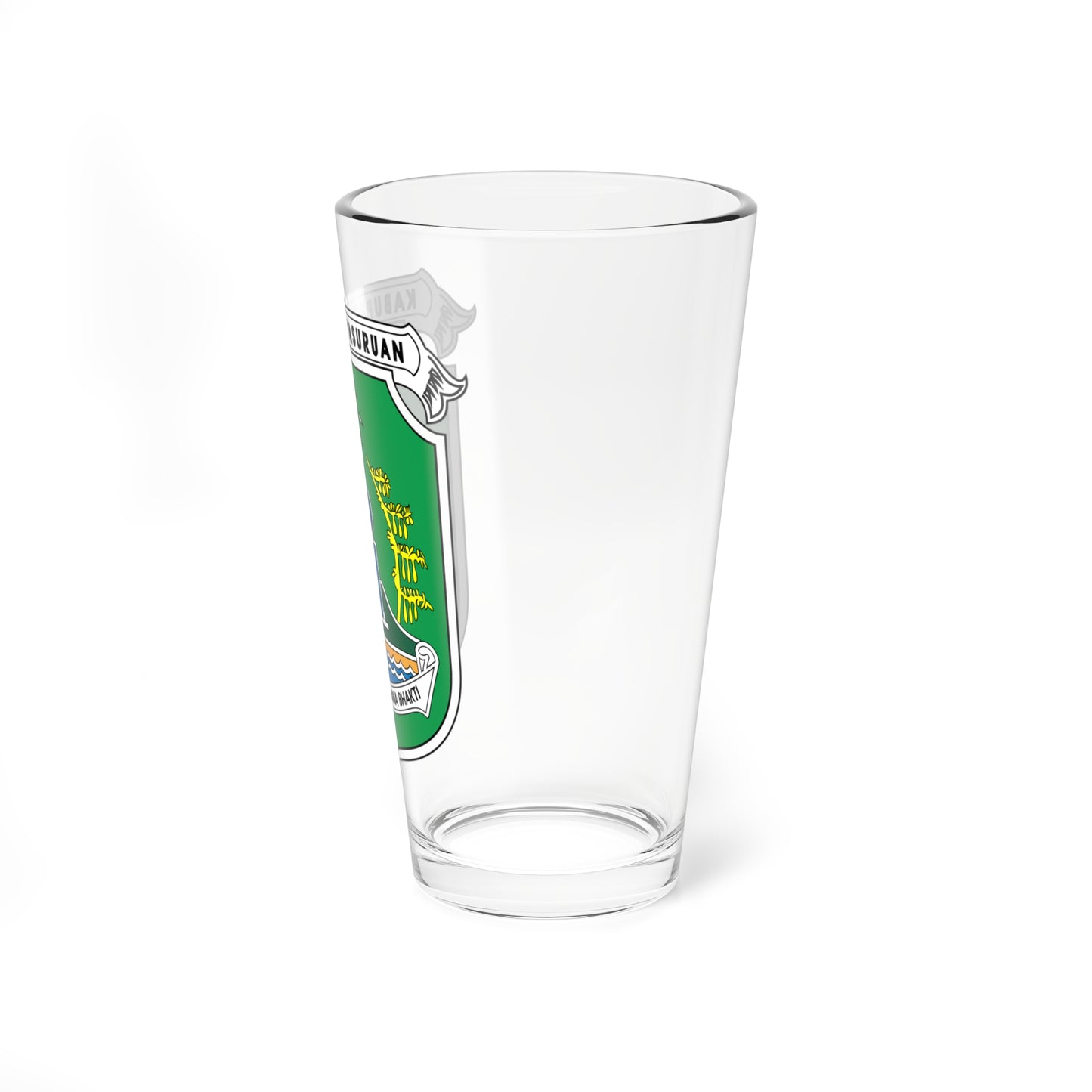 Seal of Pasuruan Regency (Indonesia) (Coat of Arms) Pint Glass 16oz