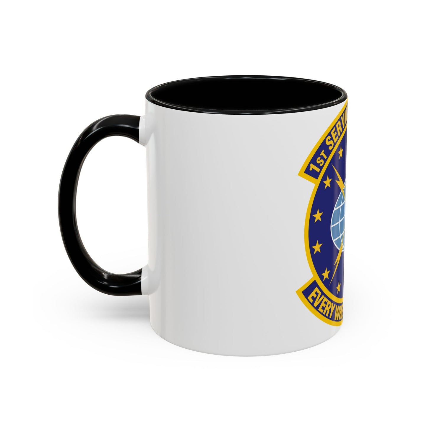 1st Services Squadron (U.S. Air Force) Accent Coffee Mug