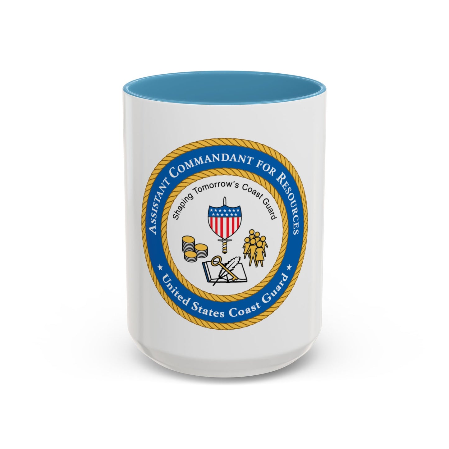 USCG Asst Commandant for Resources (U.S. Coast Guard) Accent Coffee Mug