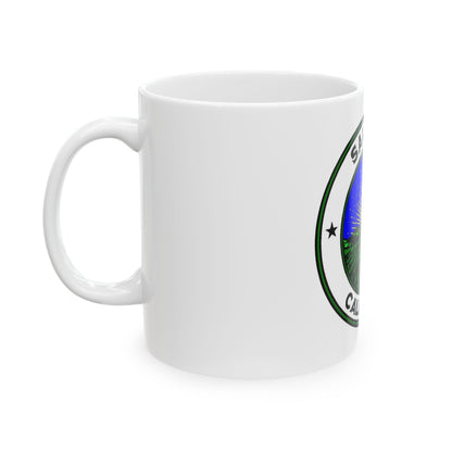 Seal of Salinas California - White Coffee Mug