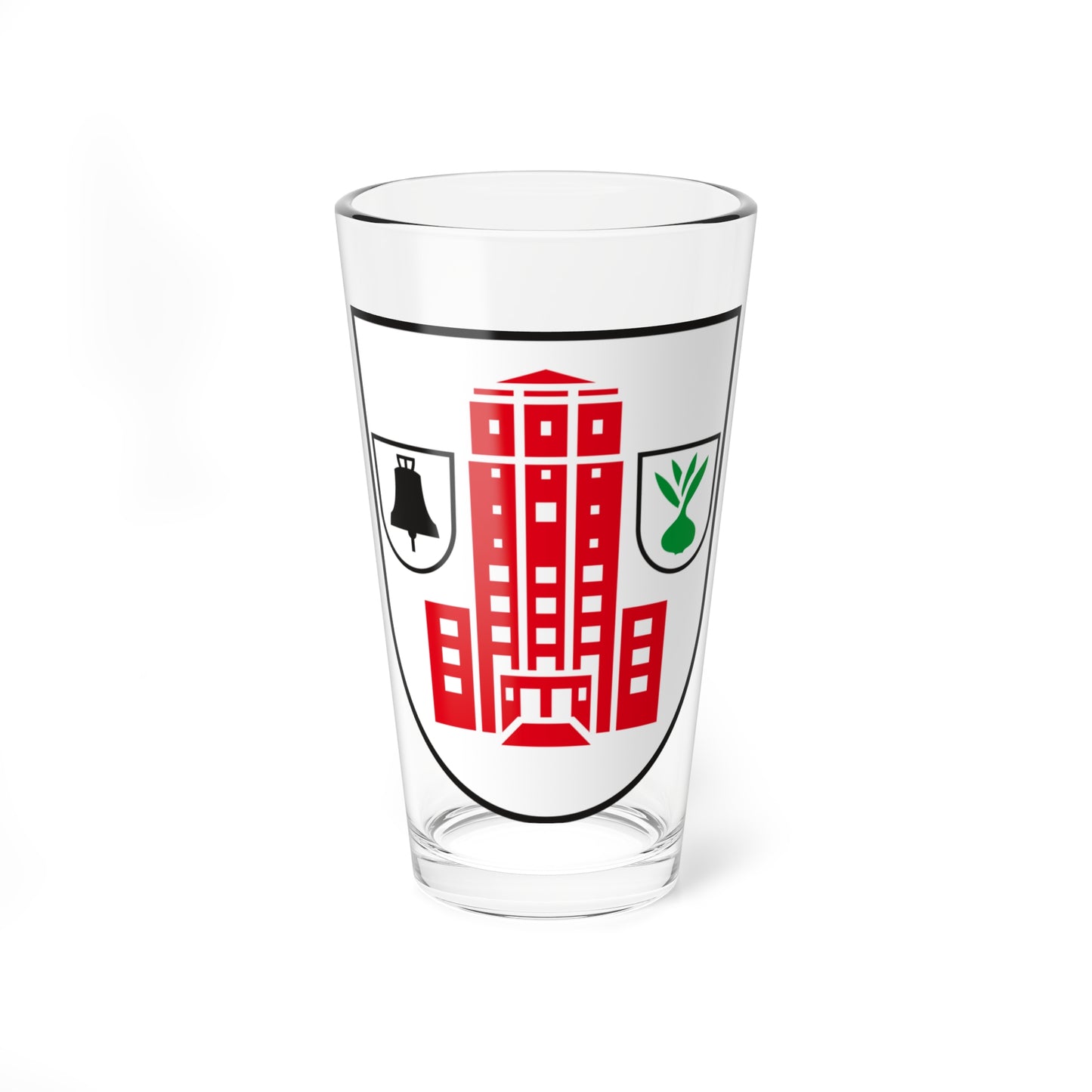 DE-BB 12-0-64-336 Neuenhagen bei Berlin COA (Germany) (Coat of Arms) Pint Glass 16oz