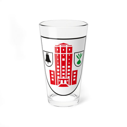 DE-BB 12-0-64-336 Neuenhagen bei Berlin COA (Germany) (Coat of Arms) Pint Glass 16oz