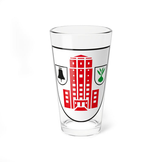 DE-BB 12-0-64-336 Neuenhagen bei Berlin COA (Germany) (Coat of Arms) Pint Glass 16oz