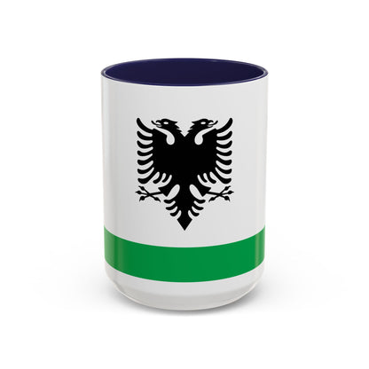 Albanian Coast Guard Ensign - Accent Coffee Mug