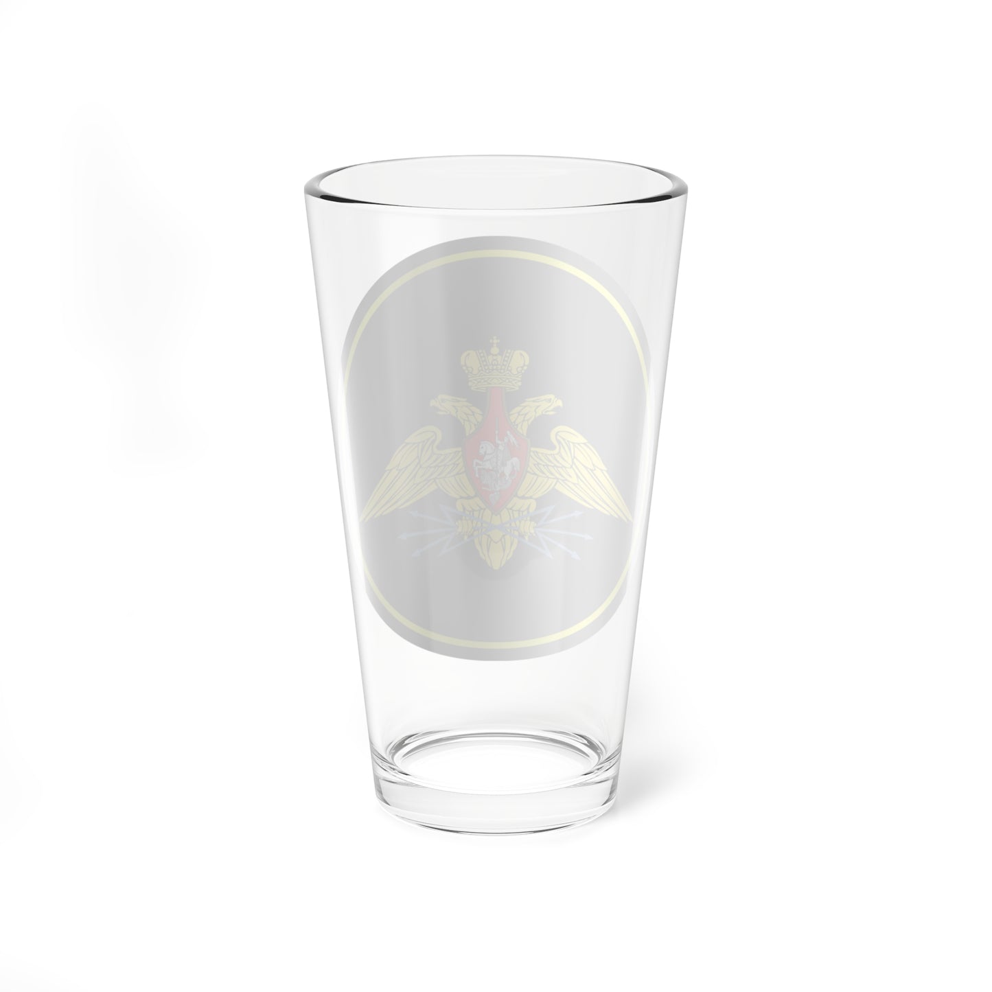 Emblem of the Russian military communications troop 1 (Russia) (Coat of Arms) Pint Glass 16oz