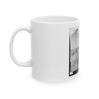 Petersburg, Va. Interior Of Fort Sedgwick, With Bomb-Proof Quarters Of Garrison (U.S. Civil War) White Coffee Mug