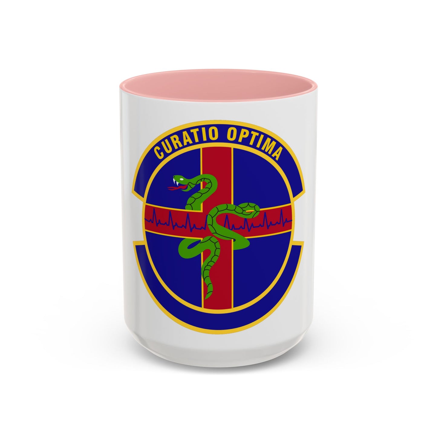 412 Healthcare Operations Squadron AFMC (U.S. Air Force) Accent Coffee Mug