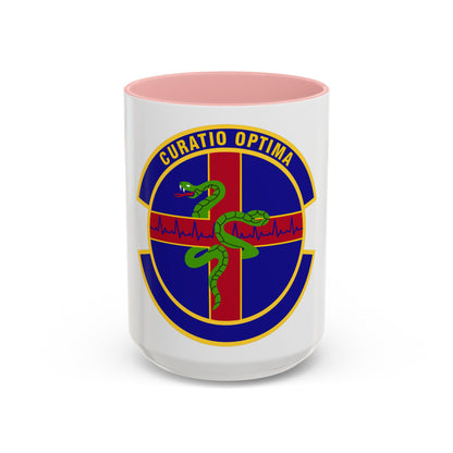 412 Healthcare Operations Squadron AFMC (U.S. Air Force) Accent Coffee Mug
