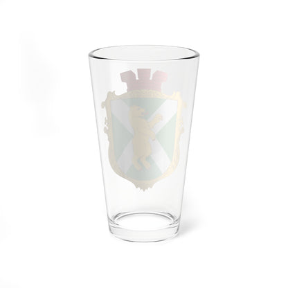 Coat of arms Vuzlove (Ukraine) (Coat of Arms) Pint Glass 16oz