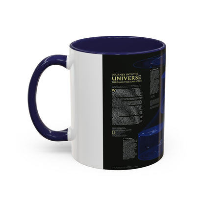 Space - The Universe - Through Time and Space (1983) (Map) Accent Coffee Mug