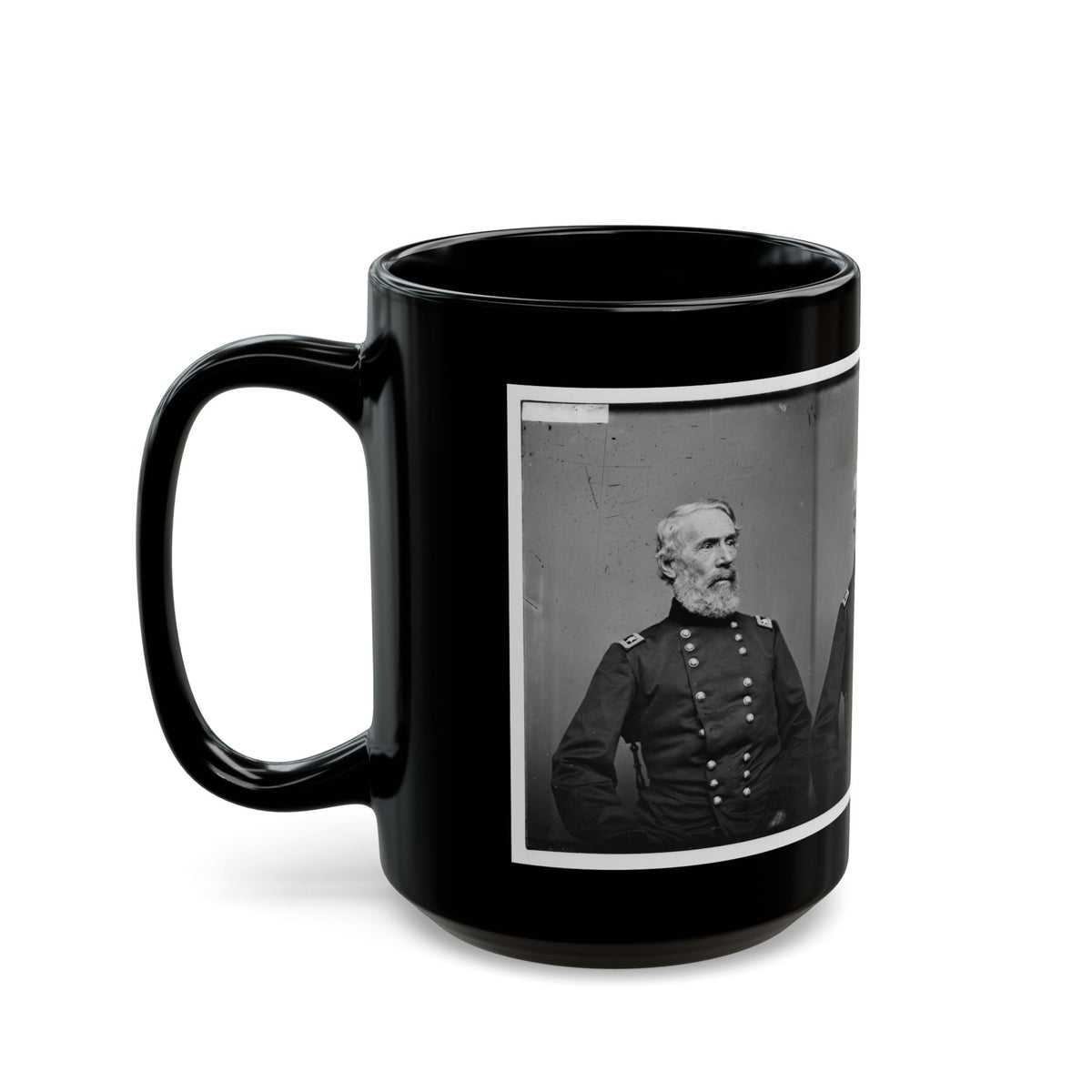 Portrait Of Maj. Gen. Edwin V. Sumner, Officer Of The Federal Army (U.S. Civil War) Black Coffee Mug