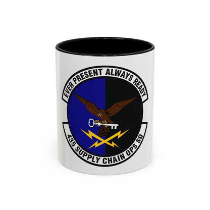 435th Supply Chain Operations Squadron (U.S. Air Force) Accent Coffee Mug