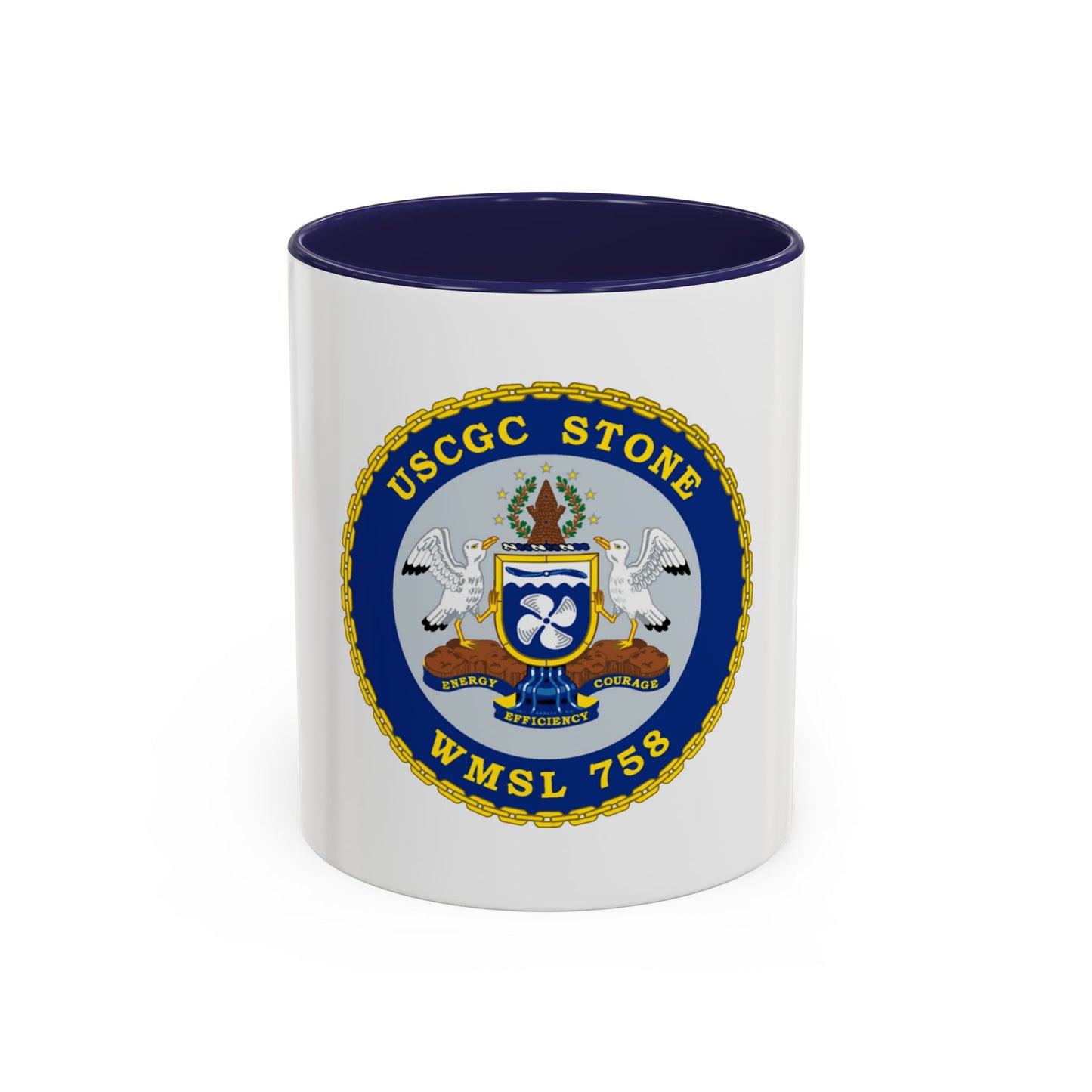 USCGC STONE WMSL 758 (U.S. Coast Guard) Accent Coffee Mug