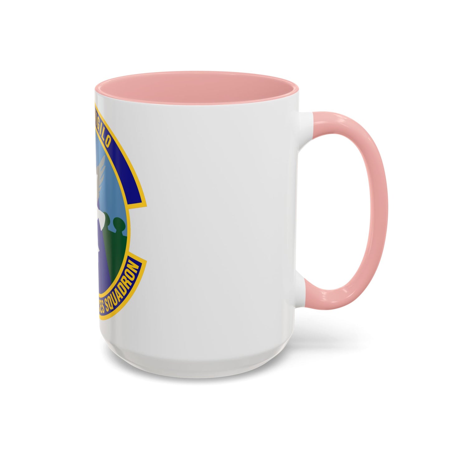 87 Security Forces Squadron AMC (U.S. Air Force) Accent Coffee Mug