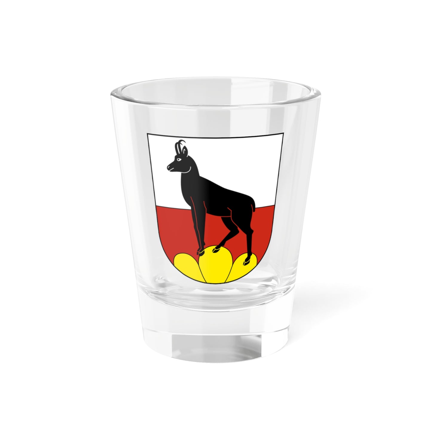 Gams-blazon (Switzerland) (Coat of Arms) Shot Glass 1.5oz