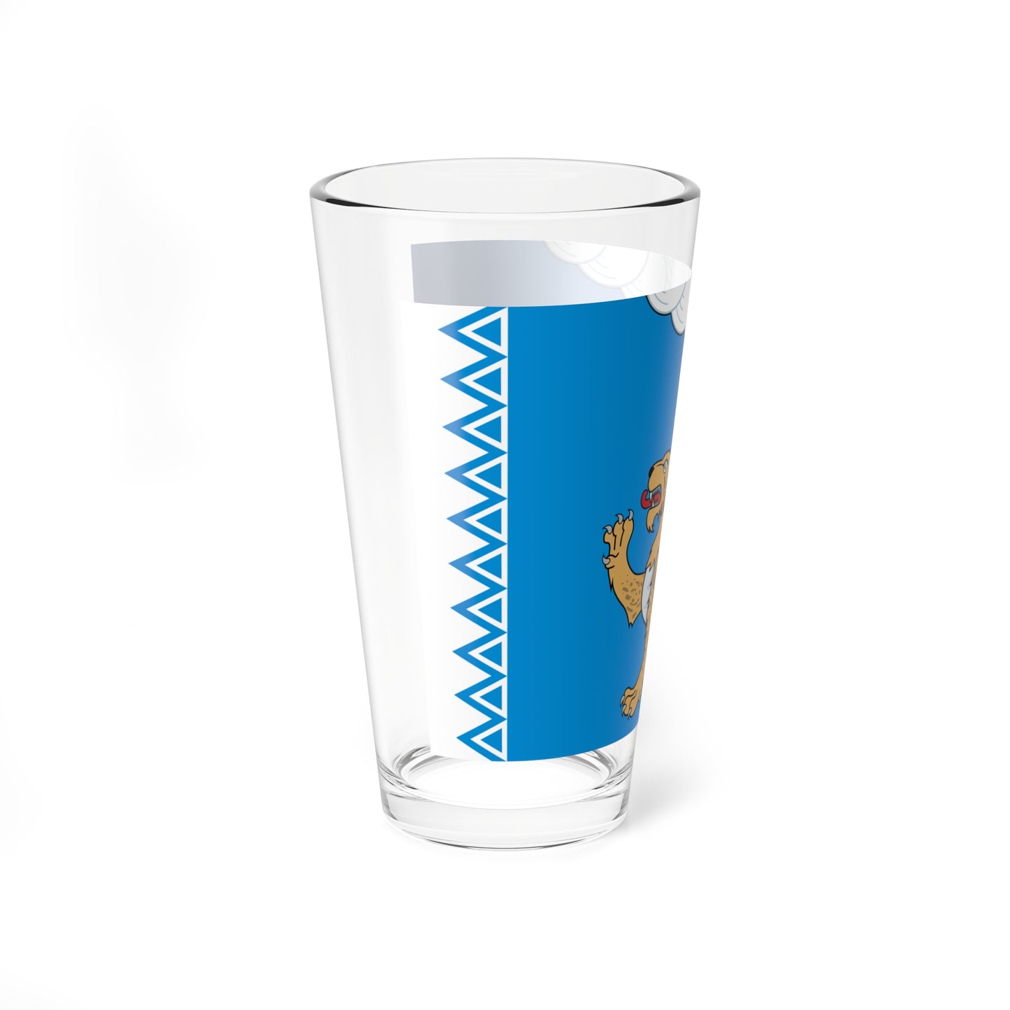 Flag of Pskov Oblast Latest version (Russia) Pint Glass 16oz