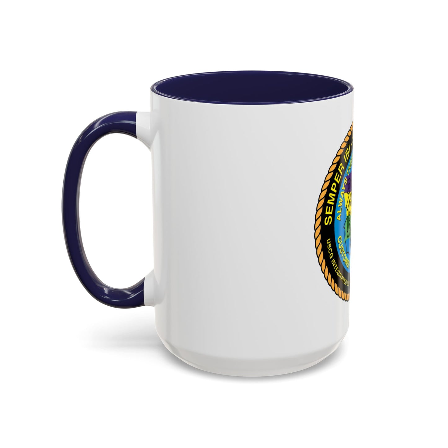 USCG ISC New Orleans (U.S. Coast Guard) Accent Coffee Mug