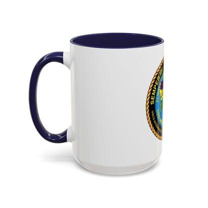 USCG ISC New Orleans (U.S. Coast Guard) Accent Coffee Mug